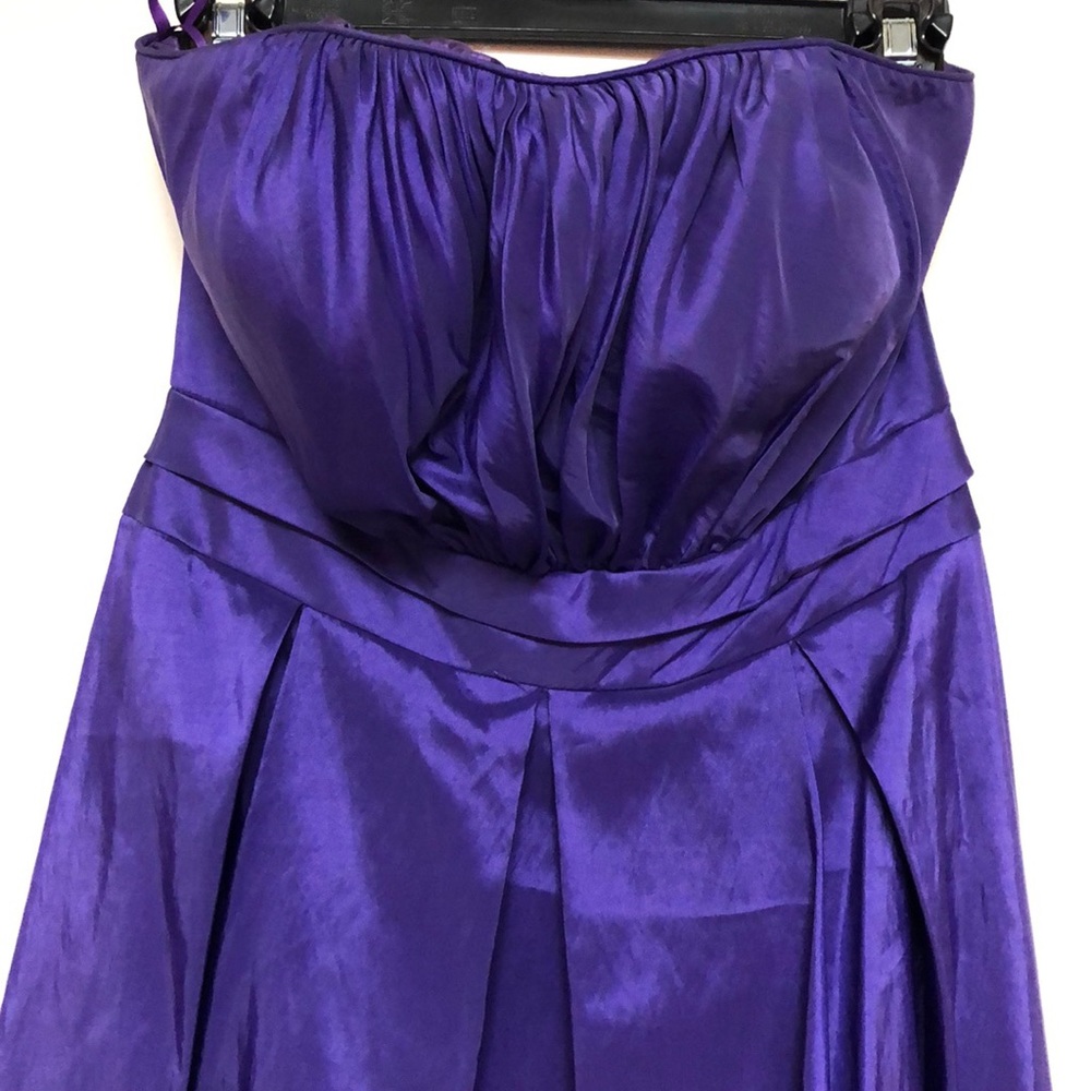 Ladies purple mini dress
